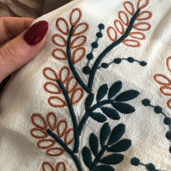 Embroidered Ombré Western Boho Design Top 🤠 🤎 - Picture 6 of 6